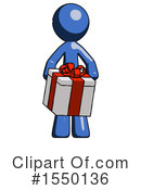 Blue Design Mascot Clipart #1550136 by Leo Blanchette