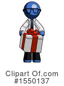 Blue Design Mascot Clipart #1550137 by Leo Blanchette