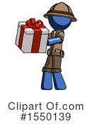Blue Design Mascot Clipart #1550139 by Leo Blanchette