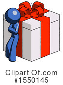 Blue Design Mascot Clipart #1550145 by Leo Blanchette