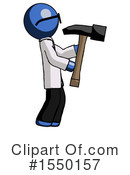Blue Design Mascot Clipart #1550157 by Leo Blanchette