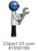 Blue Design Mascot Clipart #1550169 by Leo Blanchette