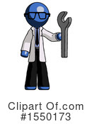 Blue Design Mascot Clipart #1550173 by Leo Blanchette