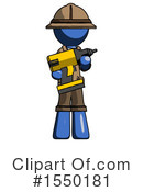 Blue Design Mascot Clipart #1550181 by Leo Blanchette