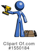 Blue Design Mascot Clipart #1550184 by Leo Blanchette