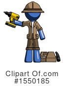 Blue Design Mascot Clipart #1550185 by Leo Blanchette