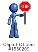 Blue Design Mascot Clipart #1550209 by Leo Blanchette