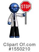 Blue Design Mascot Clipart #1550210 by Leo Blanchette