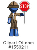 Blue Design Mascot Clipart #1550211 by Leo Blanchette