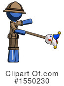 Blue Design Mascot Clipart #1550230 by Leo Blanchette