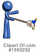 Blue Design Mascot Clipart #1550232 by Leo Blanchette