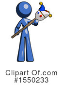 Blue Design Mascot Clipart #1550233 by Leo Blanchette