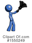 Blue Design Mascot Clipart #1550249 by Leo Blanchette