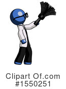 Blue Design Mascot Clipart #1550251 by Leo Blanchette