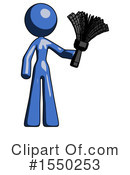 Blue Design Mascot Clipart #1550253 by Leo Blanchette