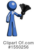 Blue Design Mascot Clipart #1550256 by Leo Blanchette