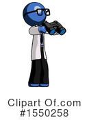 Blue Design Mascot Clipart #1550258 by Leo Blanchette