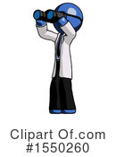 Blue Design Mascot Clipart #1550260 by Leo Blanchette