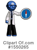 Blue Design Mascot Clipart #1550265 by Leo Blanchette