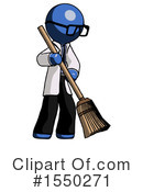 Blue Design Mascot Clipart #1550271 by Leo Blanchette