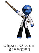 Blue Design Mascot Clipart #1550280 by Leo Blanchette