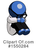 Blue Design Mascot Clipart #1550284 by Leo Blanchette