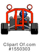 Blue Design Mascot Clipart #1550303 by Leo Blanchette