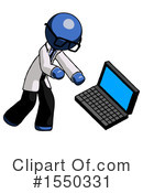 Blue Design Mascot Clipart #1550331 by Leo Blanchette