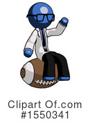 Blue Design Mascot Clipart #1550341 by Leo Blanchette