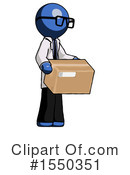 Blue Design Mascot Clipart #1550351 by Leo Blanchette