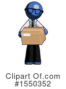 Blue Design Mascot Clipart #1550352 by Leo Blanchette