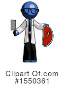 Blue Design Mascot Clipart #1550361 by Leo Blanchette