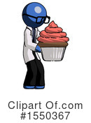 Blue Design Mascot Clipart #1550367 by Leo Blanchette