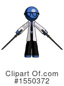 Blue Design Mascot Clipart #1550372 by Leo Blanchette