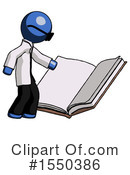 Blue Design Mascot Clipart #1550386 by Leo Blanchette