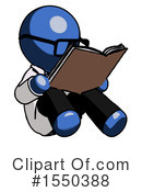 Blue Design Mascot Clipart #1550388 by Leo Blanchette