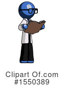 Blue Design Mascot Clipart #1550389 by Leo Blanchette