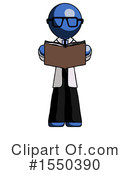 Blue Design Mascot Clipart #1550390 by Leo Blanchette