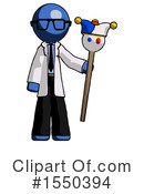 Blue Design Mascot Clipart #1550394 by Leo Blanchette