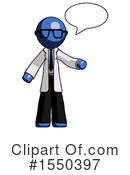 Blue Design Mascot Clipart #1550397 by Leo Blanchette