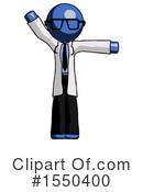 Blue Design Mascot Clipart #1550400 by Leo Blanchette