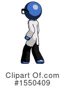 Blue Design Mascot Clipart #1550409 by Leo Blanchette