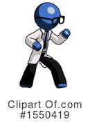 Blue Design Mascot Clipart #1550419 by Leo Blanchette