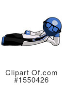 Blue Design Mascot Clipart #1550426 by Leo Blanchette