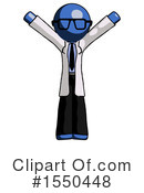 Blue Design Mascot Clipart #1550448 by Leo Blanchette
