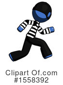 Blue Design Mascot Clipart #1558392 by Leo Blanchette