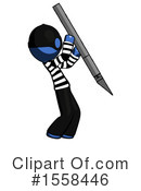 Blue Design Mascot Clipart #1558446 by Leo Blanchette
