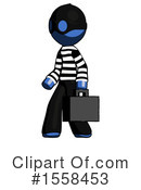 Blue Design Mascot Clipart #1558453 by Leo Blanchette