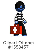 Blue Design Mascot Clipart #1558457 by Leo Blanchette