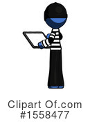Blue Design Mascot Clipart #1558477 by Leo Blanchette